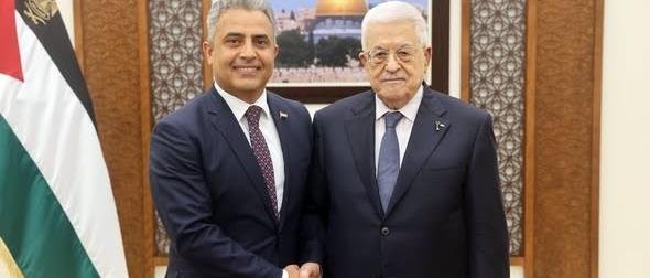 egyptian-ambassador-to-ramallah-presents-credentials-to-palestinian-president