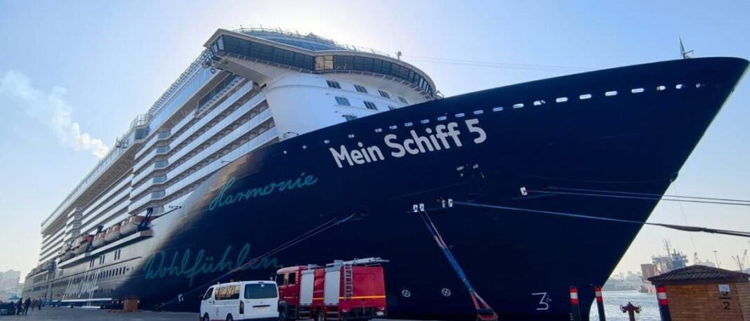 alexandria-port-receives-cruise-ship-“mein-schiff-5”-carrying-3,502-passengers