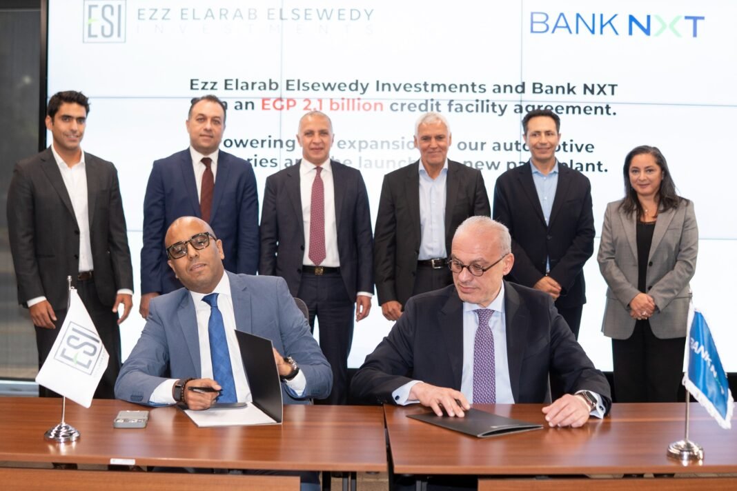 Bank NXT signs EGP 2.1bn credit facility with Ezz Elarab Elsewedy for automotive expansion bank-nxt-signs-egp-2.1bn-credit-facility-with-ezz-elarab-elsewedy-for-automotive-expansion