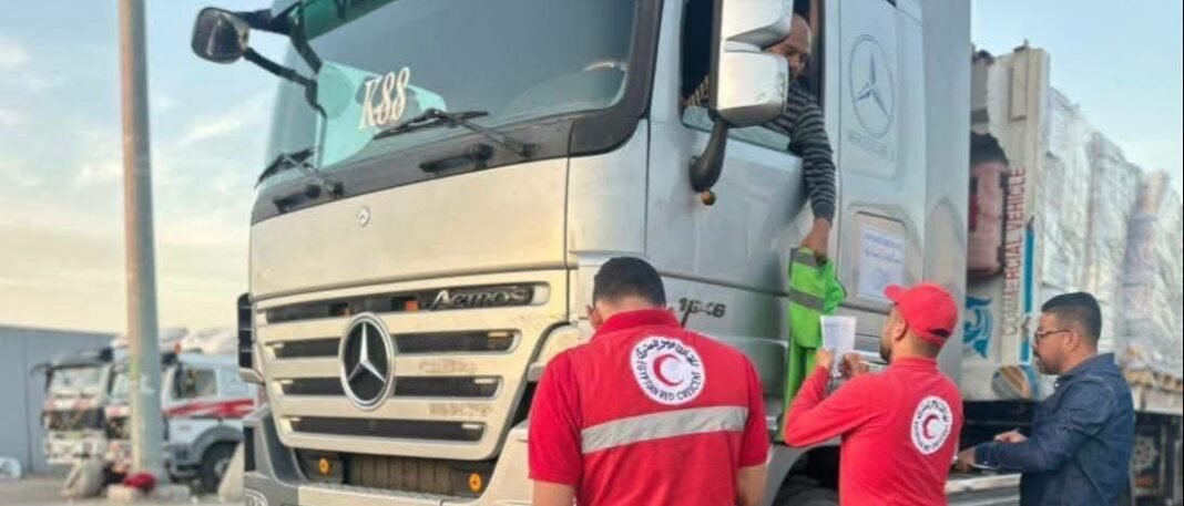 286th “Zad al-Ezza” Egyptian aid convoy enters Gaza 286th-“zad-al-ezza”-egyptian-aid-convoy-enters-gaza