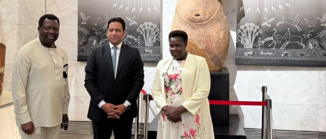 national-museum-of-egyptian-civilization-receives-ugandan-vice-president